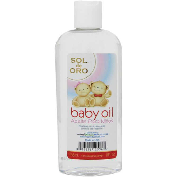 SOL DE ORO BABY OIL 8oz